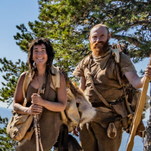 Dan and Naomi Walmsley - Channel 4's documentary "Surviving the Stone Age"